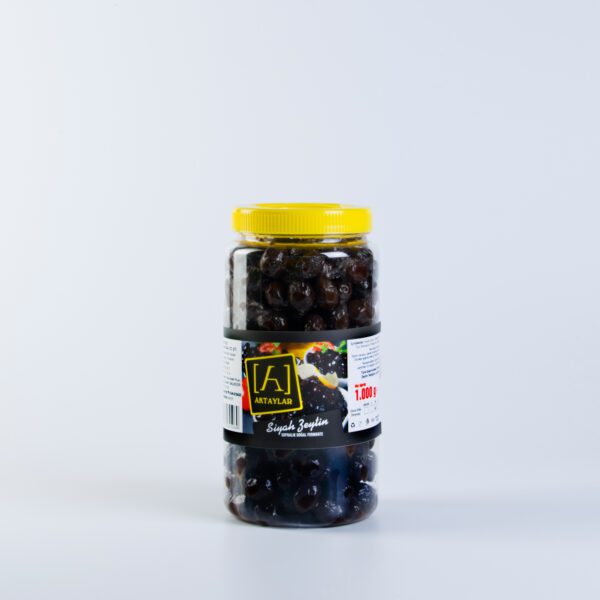 ZEYTİN YUVARLAMA SİYAH EDREMİT M - L PET 1000 G
