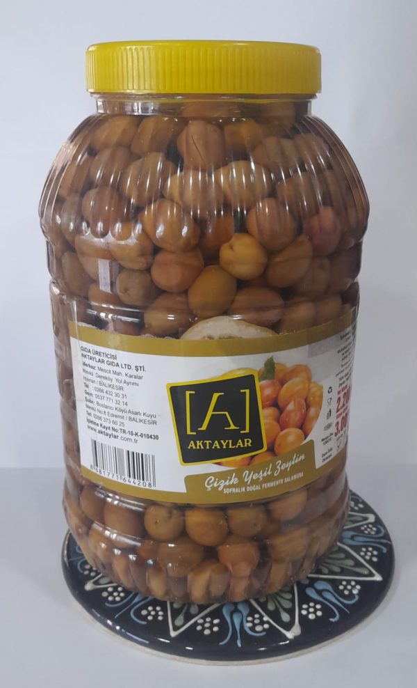 EDREMİT KÖRFEZİ YEŞİL ÇİZİK ZEYTİNİ S - M PET 2200 G